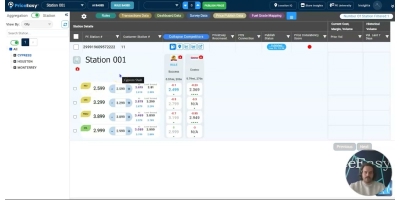View Fuel Grades and POS Price Data on the PriceEasy Dashboard