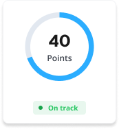 Points earned